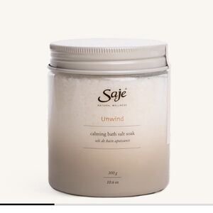 Saje Unwind Calming Bath Salt Soak 300g
